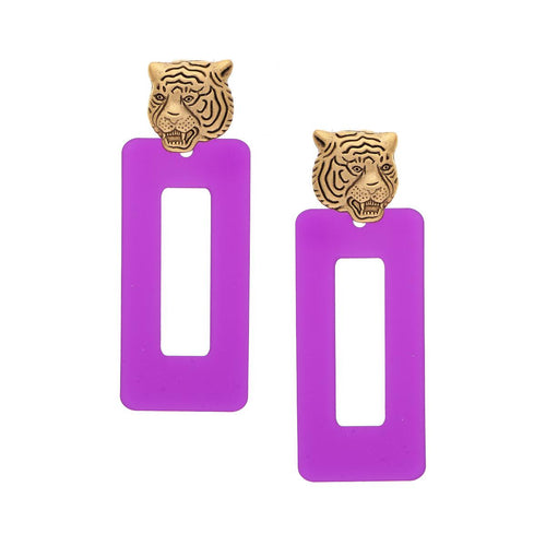 Go Tigers Hoop - Purple