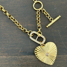 Toggled Heart Necklace