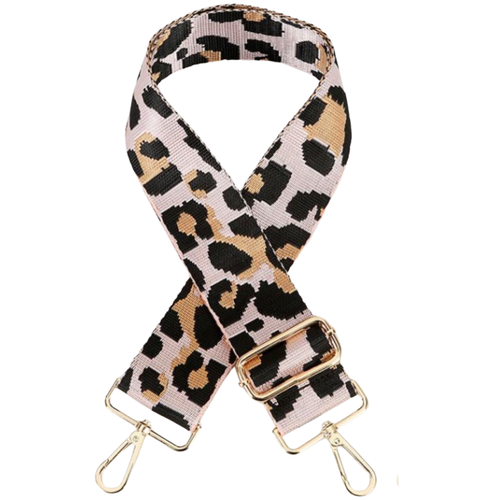 Crossbody Strap - Leopard (Blush)