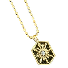 Hexagon Sunburst Necklace