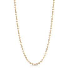 Gold Ball Necklace: 18"