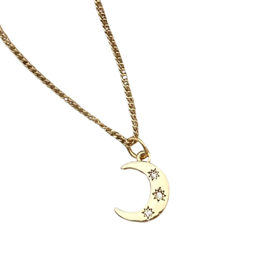 Moon & Stars Necklace (2 Styles)