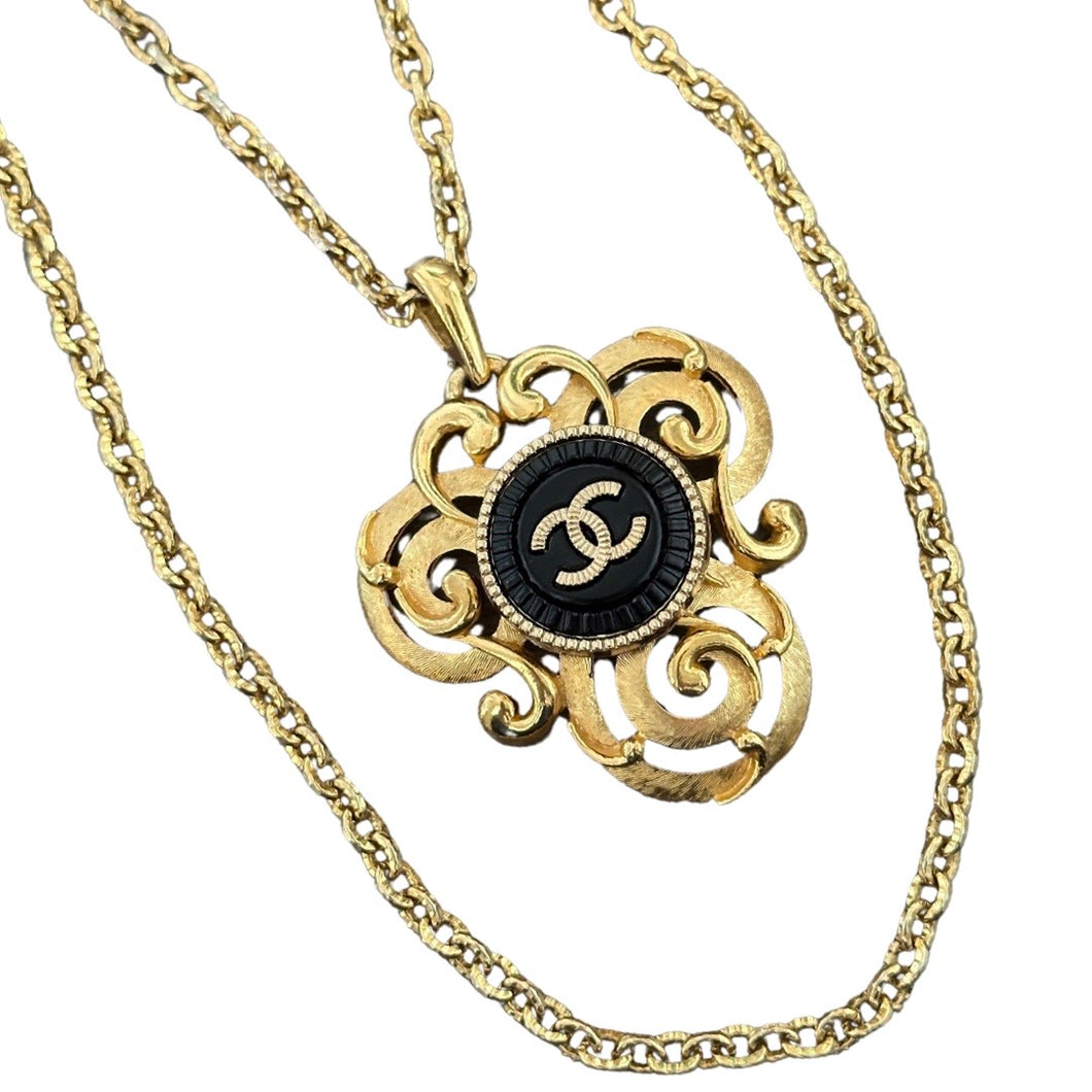 Repurposed Chanel Fleur Necklace