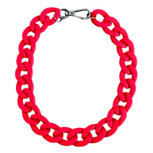 Silicone Chain Collar - Red