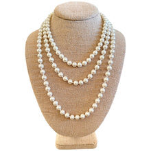 Knotted Pearl Necklace