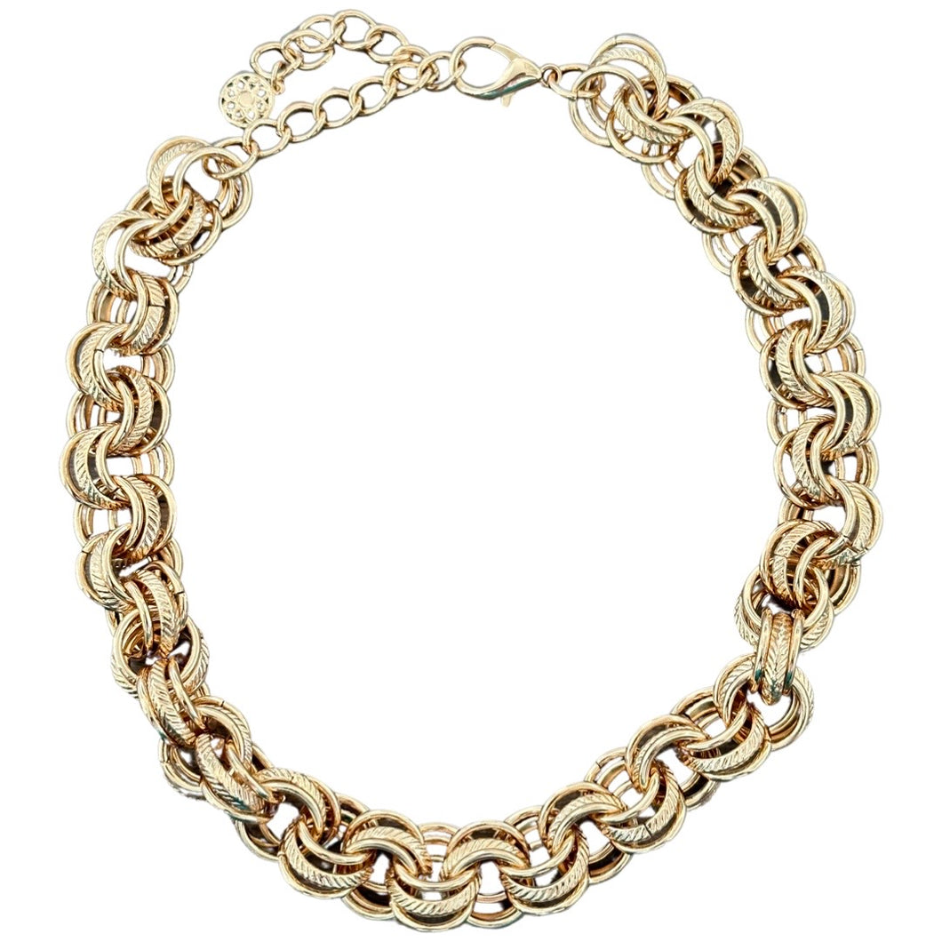 Multi Ring Gold Collar