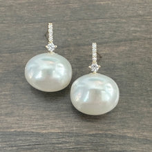 Pave Pearl Drop
