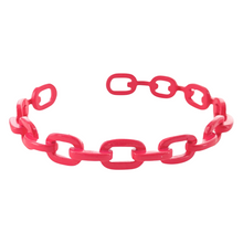 Enamel Chain Link Cuff (5 Colors)