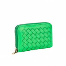 Woven Mini Wallet - Green