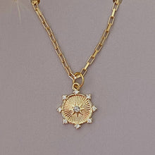 Starburst Coin Necklace