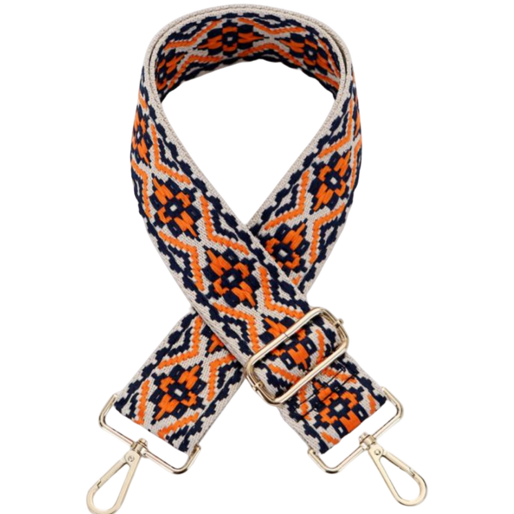 Crossbody Strap - Tapestry (Orange)