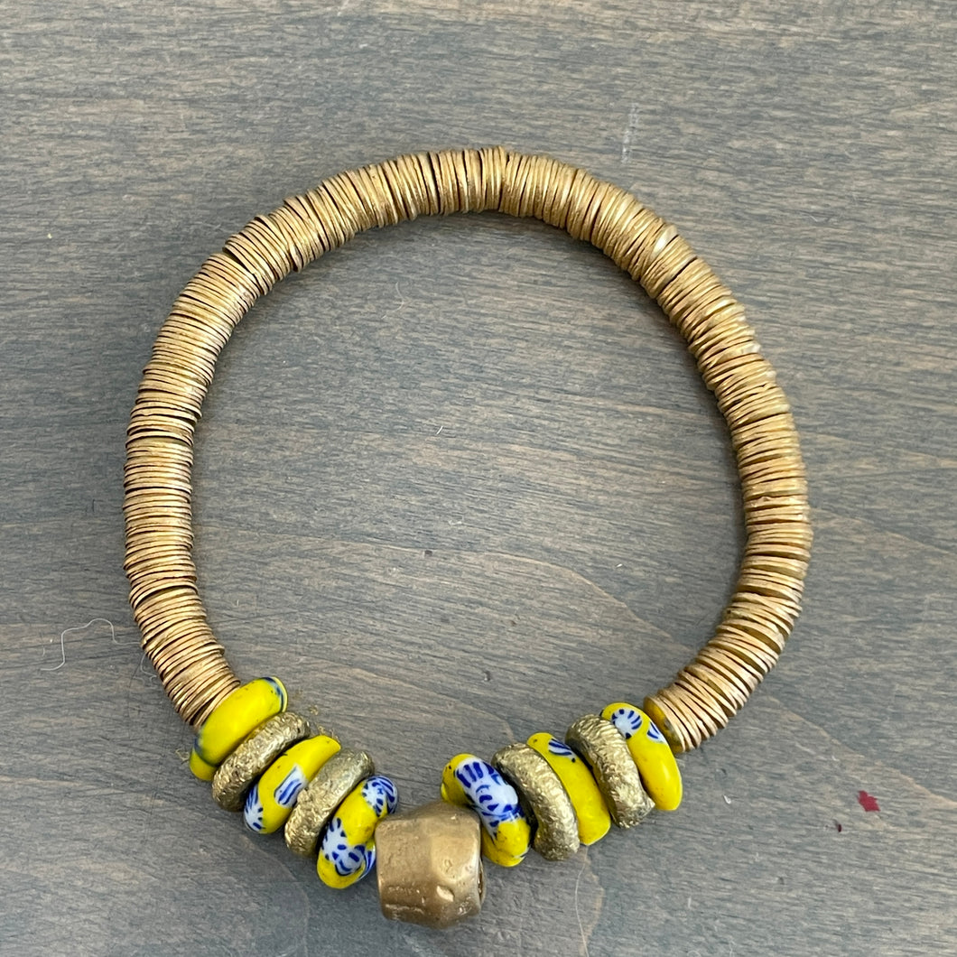 Ghana Bead Stretch Bracelet (4 Colors)